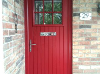Derry Grey With Red Dublin Door 3