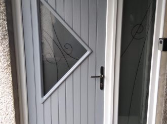 Silver Grey Composite Door